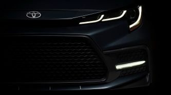 New Toyota Corolla sedan teased ahead of debut