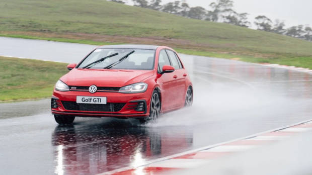 2019 Volkswagen Golf GTI on Track