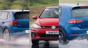 Volkswagen hot hatches compared: Polo GTI vs Golf GTI vs Golf R