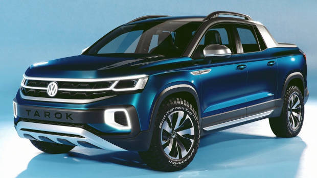 2019 Volkswagen Tarok concept front 3/4