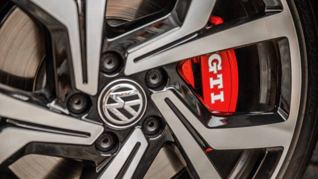 2019 Volkswagen Golf GTI 180kW Tornado Red Brake Calipers