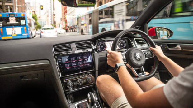 2019 Volkswagen Golf GTI 180kW Tornado Red Driving Position