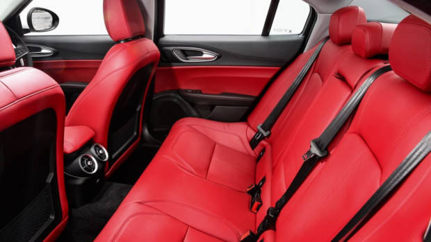2019 Alfa Romeo Giulia back seat space
