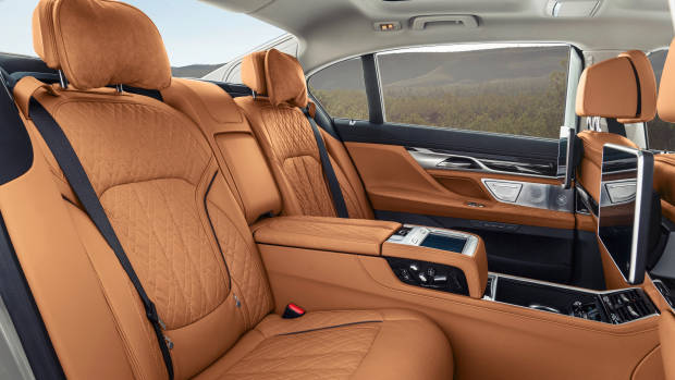 2019 BMW 7 Series rear seat