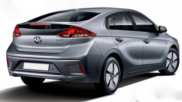 2019 Hyundai Ioniq update rear 3/4 static