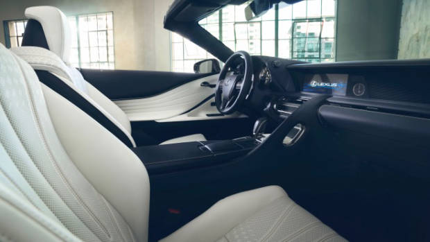 2019 Lexus LC convertible concept interior