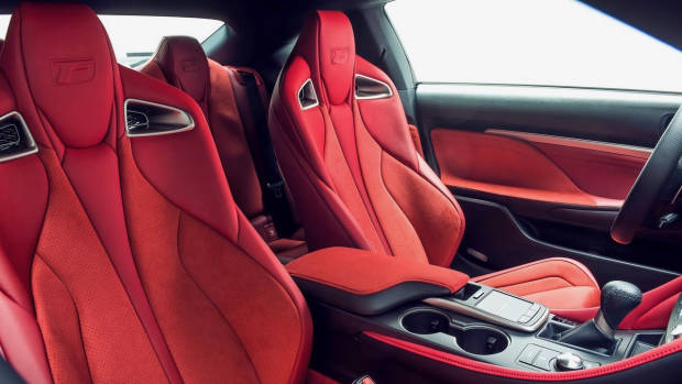 2019 Lexus RC F Track Edition seats
