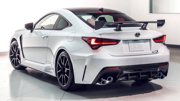2019 Lexus RC F Track Edition white rear