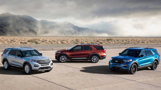 2020 Ford Explorer range