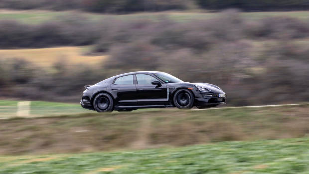 2020 Porsche Taycan prototype side