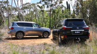 Lexus LX vs Infiniti QX80 2019 comparison review