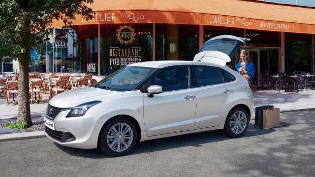 2019 Suzuki Baleno white front 3/4