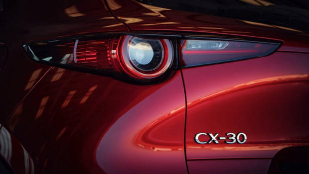 2020 Mazda CX-30 Soul Red Crystal Tail Lights