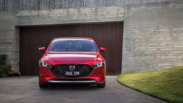 2019 Mazda 3 G25 Astina Soul Red Crystal front