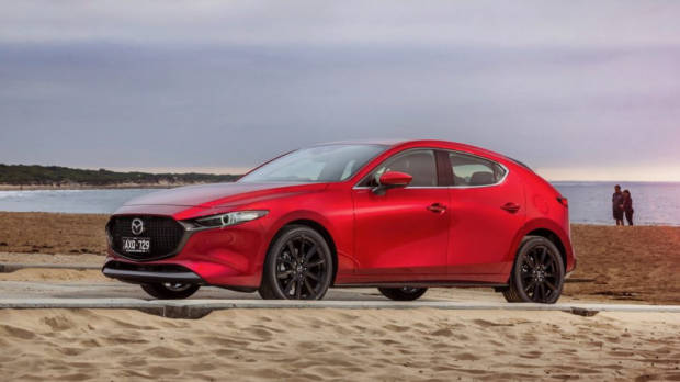 2019 Mazda 3 G25 Astina Soul Red Crystal side