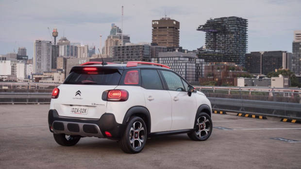 Citroen C3 Aircross 2019 white rear