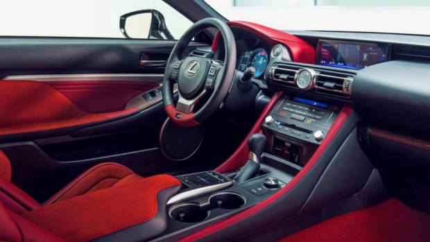 Lexus RC F Track Edition 2020 interior red