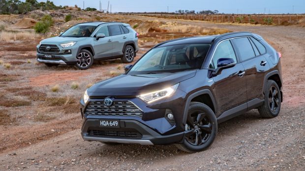 Two 2019 Toyota RAV4 SUVs