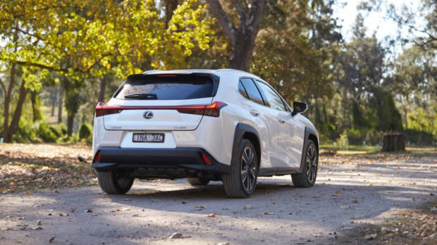 Lexus UX200 white rear