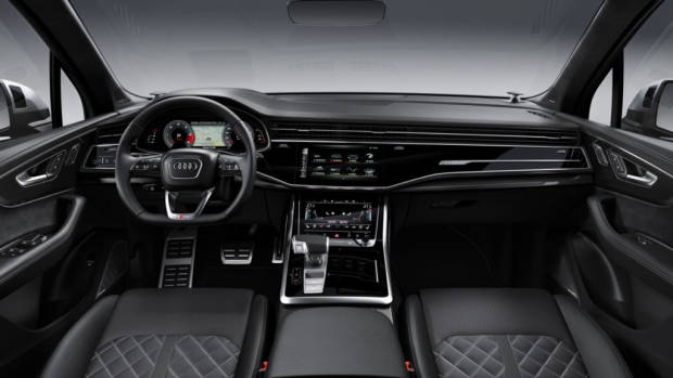 2020 Audi SQ7 TDI interior quilted seat