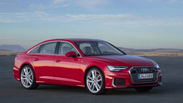 2019 Audi A6 Sedan S Line red front