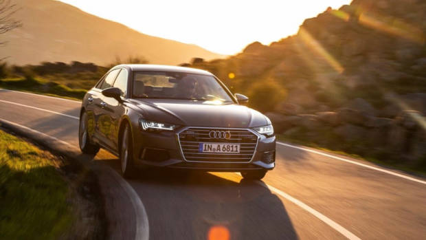 2019 Audi A6 Sedan grey front Europe