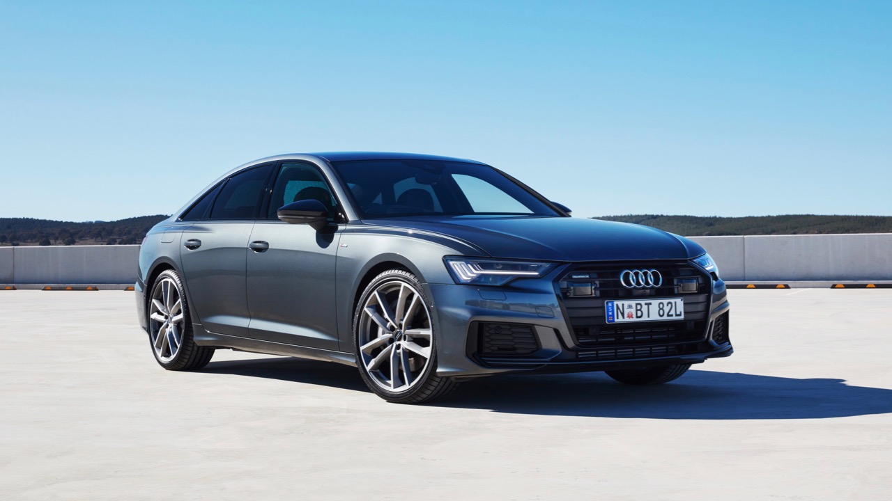 2019 Audi A6 Sedan S Line red fronta2019 Audi A6 Sedan grey front