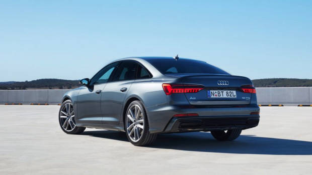 2019 Audi A6 Sedan grey rear