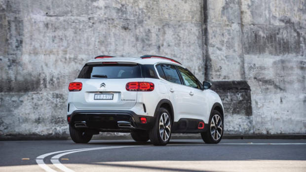 Citroen C5 Aircross review white rear