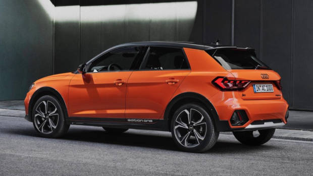 Audi A1 citycarver rear end orange