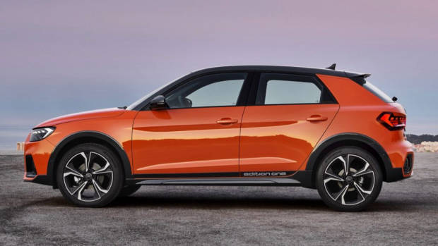 Audi A1 citycarver side orange