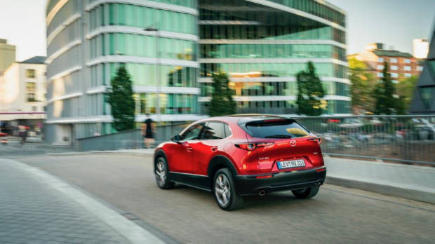 Mazda CX-30 driving