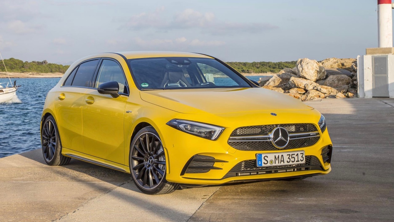 2019 Mercedes-AMG A35 yellow