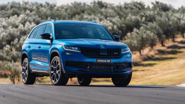 2019 Skoda Kodiaq RS review blue