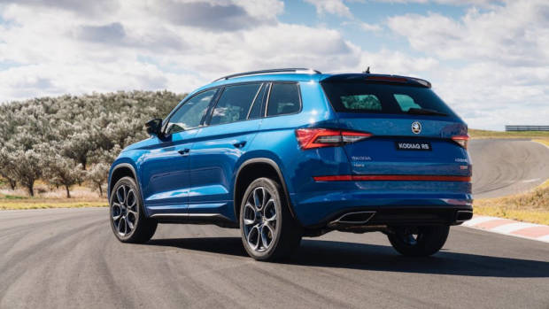 2019 Skoda Kodiaq RS review blue