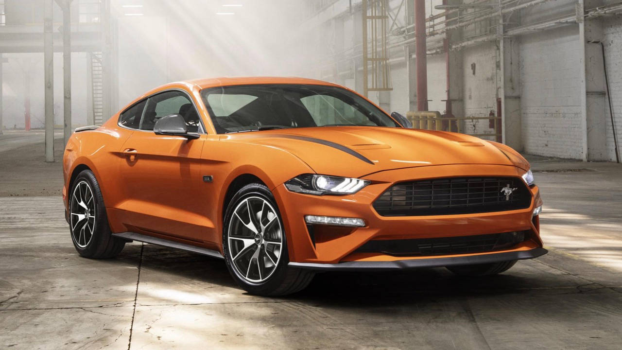 2020 Ford Mustang Turbo High Performance orange