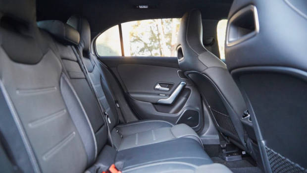 Mercedes-Benz A250 4MATIC rear seat space