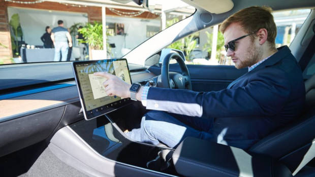 Tesla Model 3 Australia interior