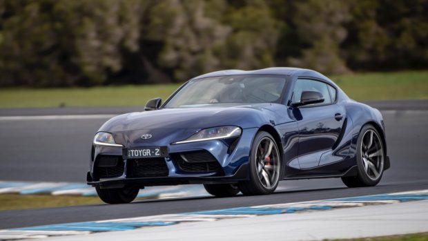 Toyota Supra 2019 blue