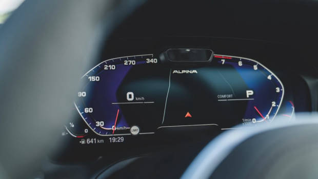 Alpina B3 2020 gauges