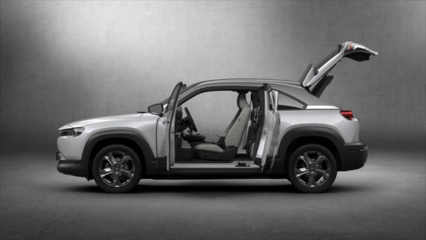 Mazda MX30 review reveal suicide doors