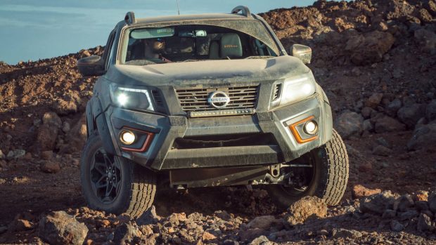 Nissan Navara Warrior grey front