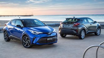Toyota C-HR SUV updated with frugal hybrid, CarPlay