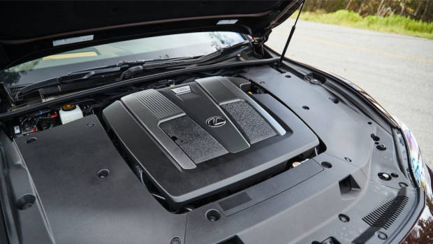 Lexus LS 500 Inspiration Series review engine