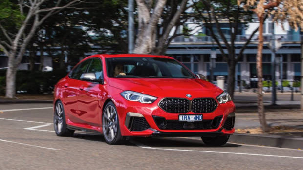 BMW M235i Gran Coupe 2020 red handling