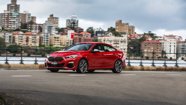BMW M235i Gran Coupe 2020 red ride quality