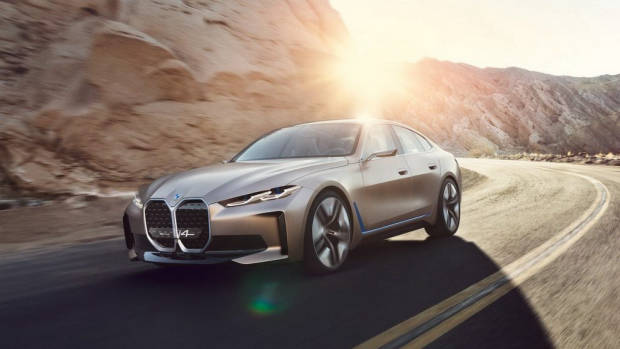 BMW i4 2021 EV concept front