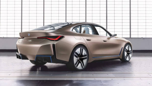 BMW i4 2021 EV concept rear