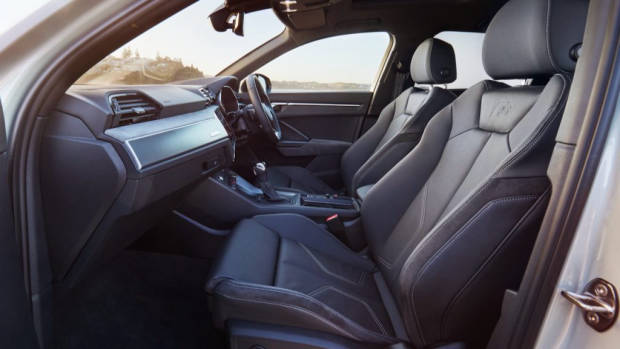 Audi Q3 Sportback review black leather