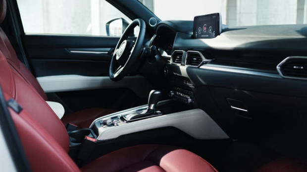 Mazda 100th Anniversary burgundy interior